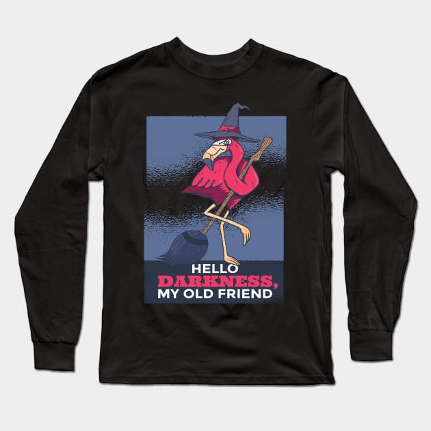 Halloween Flamingo Long Sleeve T-Shirt by madeinchorley